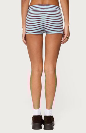 Lillian Striped Knit Shorts image number 3