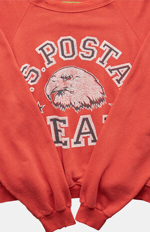 '90s US Postal Team Crew Neck Cropped Sweatshirt image number 3
