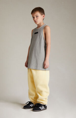 Essentials Dark Heather Oatmeal Tank Top image number 5