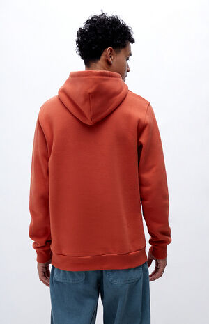 Burnt Orange Star Chevron Hoodie image number 4