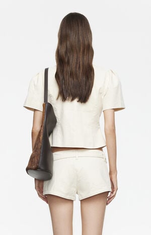 Afterglow Buckle Mini Shorts image number 3