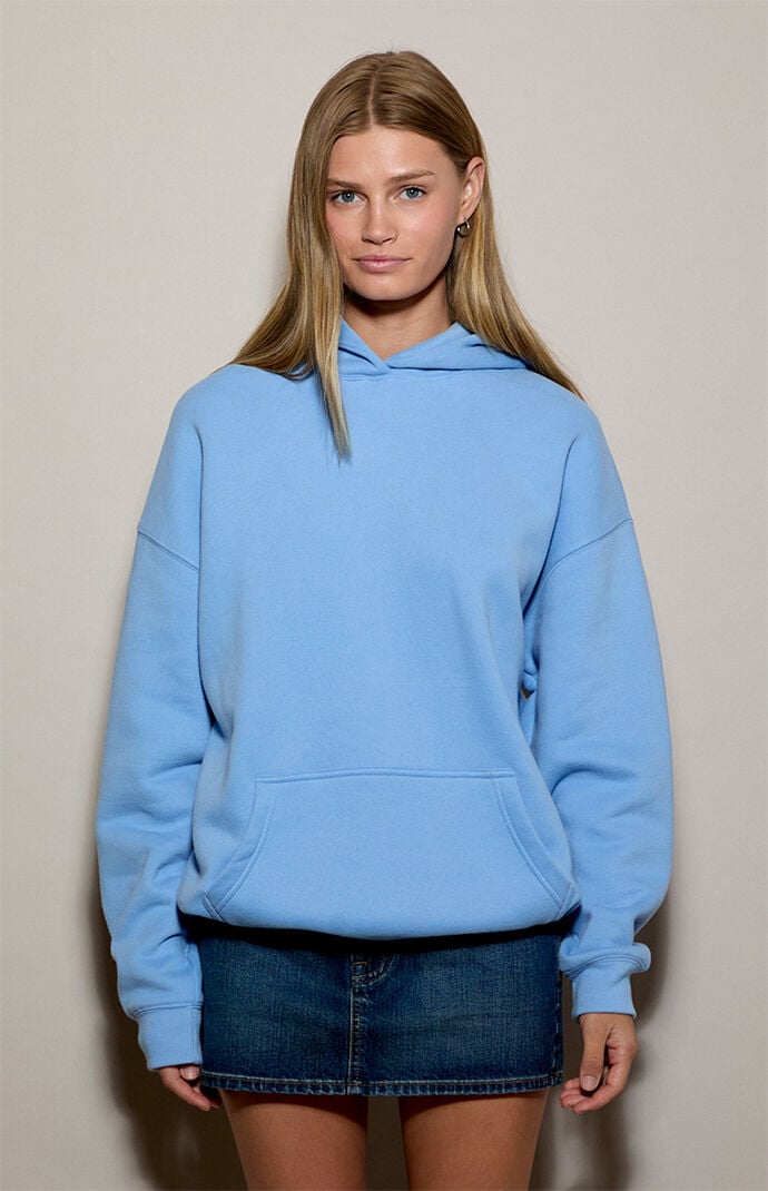 Pacsun Light Blue Ultra Soft Fleece Hoodie