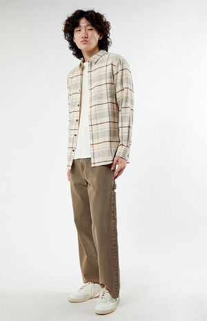 Black & Cream Plaid Classic Shirt image number 3