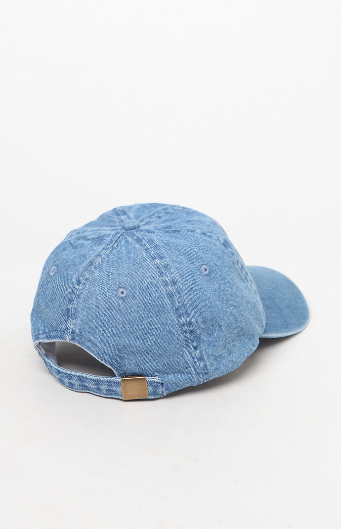 Guess Denim Triangle Strapback Dad Hat PacSun