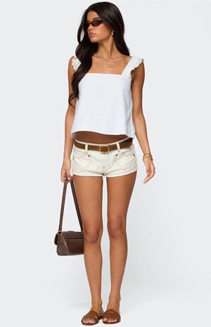 Viviana Linen Look Top image number 2