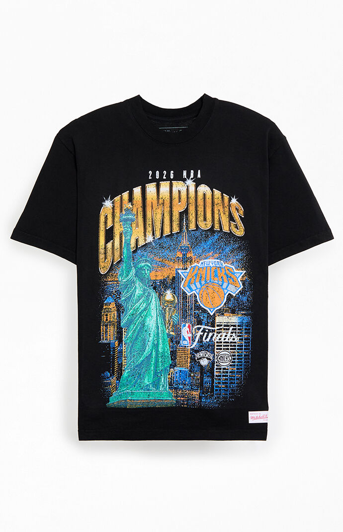 Mitchell & Ness City Champion NY Knicks T-Shirt