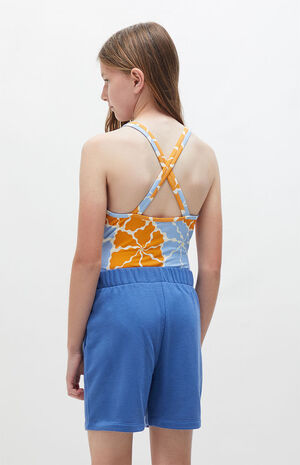 Wavy Flowers One Piece Swimsuit image number 4