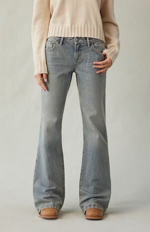 Jade Low Rise Bootcut Jeans Light Blue