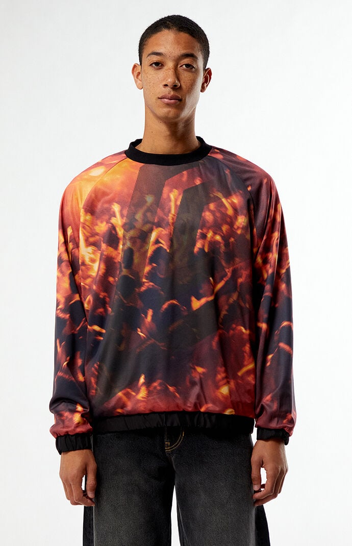 Umbro Reversible Long Sleeve Crew Neck Shirt