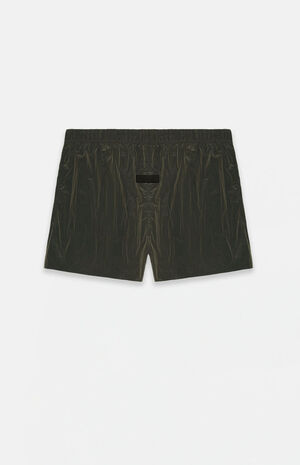 Essentials Ink Crinkle Nylon Running Shorts image number 6