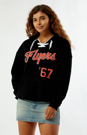 x NHL Philadelphia Flyers Lace-Up Hoodie image number 1