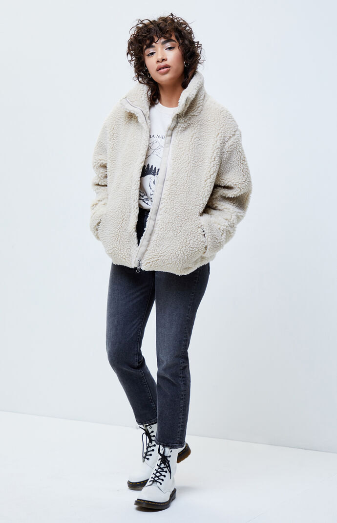 Ivory Sherpa Jacket