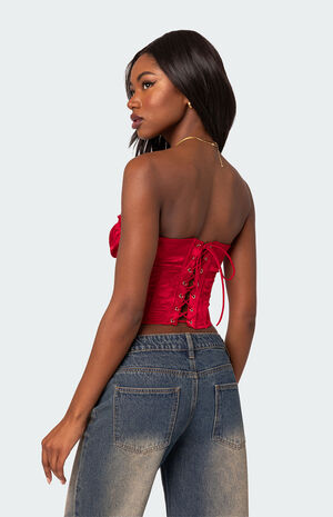 Elaine Satin Corset image number 5