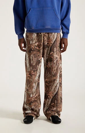 Camo Fleece Extreme Baggy Sweatpants image number 2