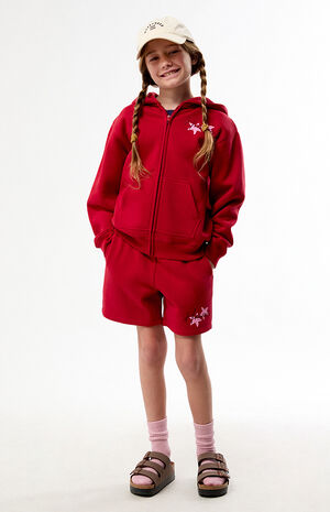 Hawaii Embroidered Full Zip Hoodie image number 5