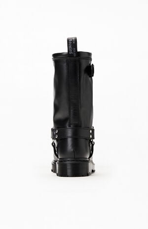Anistone Hi Leather Biker Boots image number 3