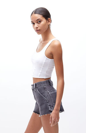 Black Carpenter Shorts image number 3