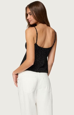 Kelli Floral Babydoll Tank Top image number 3