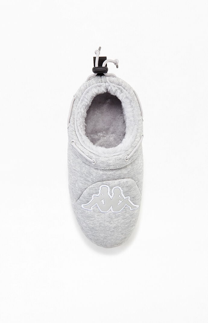 Grey Logo Tasin Adjustable Slip-On Shoes