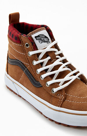 Kids Brown Sk8-Hi MTE-1 Shoes image number 6