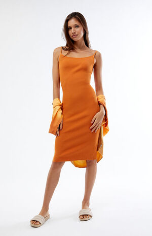Fades Away Bodycon Midi Dress image number 1