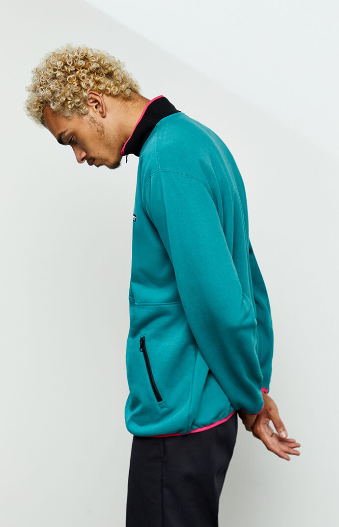 Roam Mock Neck Half-Zip Sweatshirt