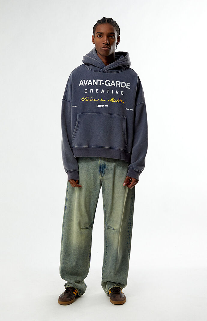 Pacsun Avant Garde Cropped Hoodie