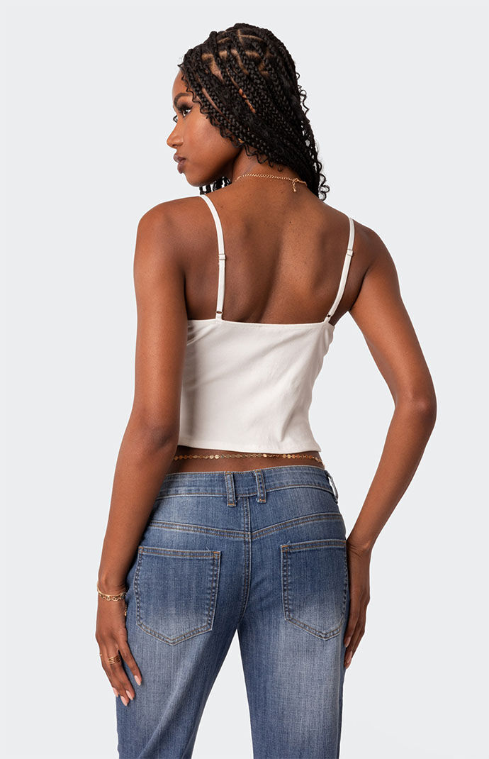 Edikted Fairygirl Cupped Lace Up Corset | PacSun