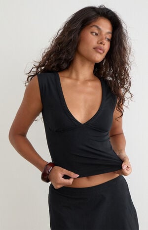 Emberly Plunge Tank Top image number 4