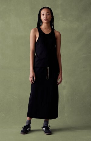 Women's Jet Black Core Tank Top image number 6