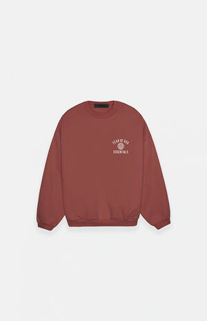 Kids Crimson University Fleece Crew Neck Sweatshirt image number 1