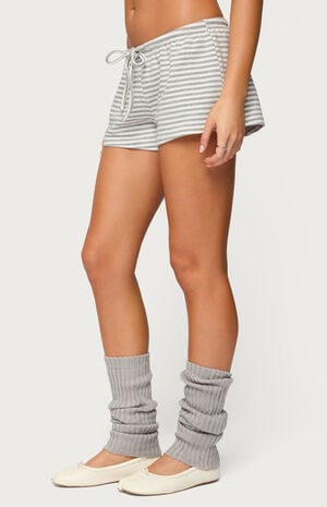 Jaine Striped Drawstring Shorts image number 2