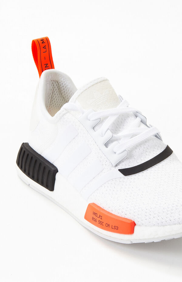 adidas White Red NMD_R1 Shoes PacSun