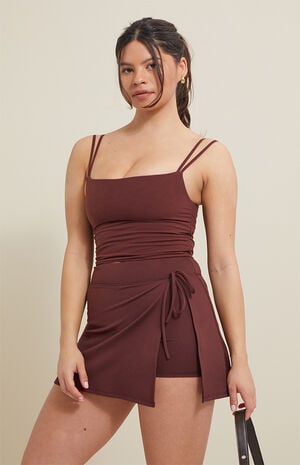 PAC WHISPER Active Side Slit Sport Mini Skort image number 1