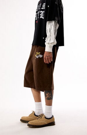 The Rose Dealer Baggy Jean Shorts image number 3