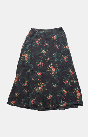 90s Floral Midi Skirt image number 2