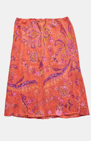 2000s Floral Midi Skirt image number 2