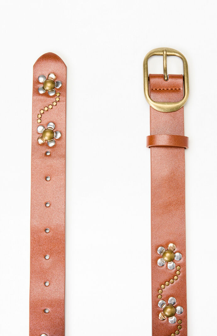 小物 vintage redstone Flower Studded Belt Amazon.com: JIARY Studded Belt Leather Mens Belt Flower