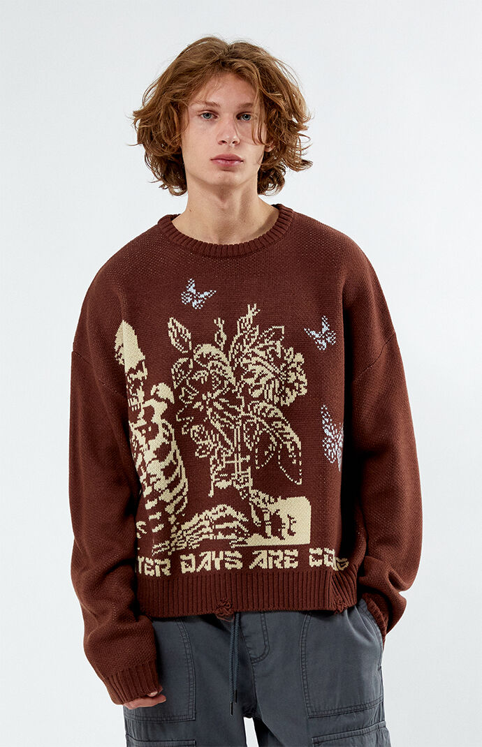 PacSun Better Days Cropped Sweater PacSun