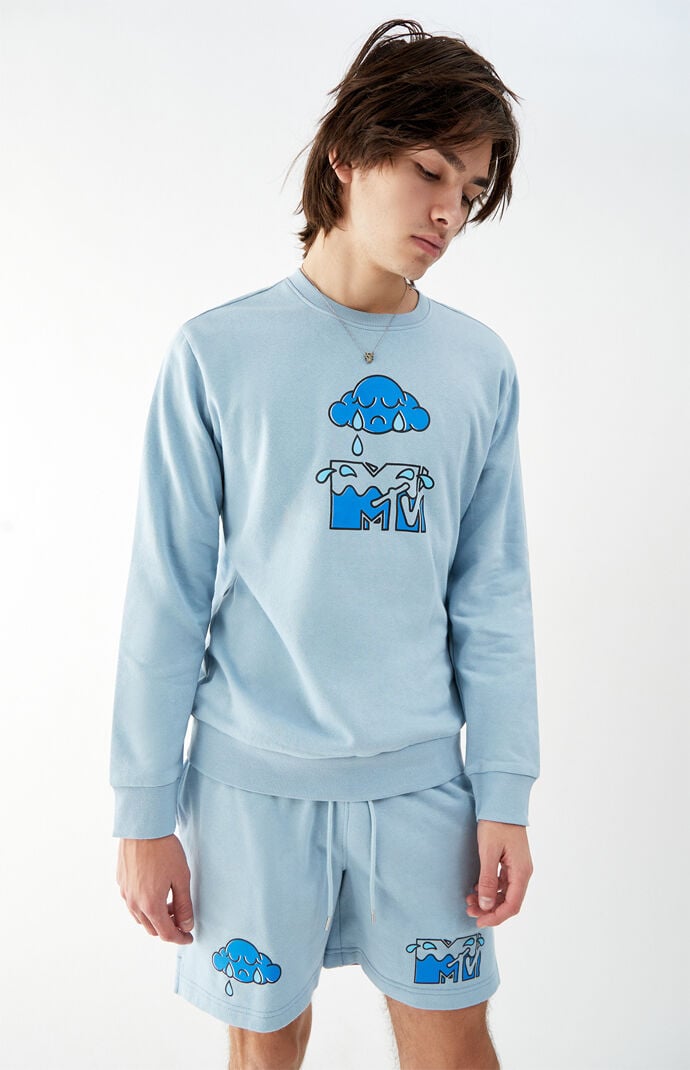 MTV Raindrops Crew Neck Sweatshirt