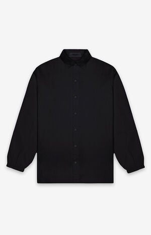 Women's Overdye Black Denim Button Down Shirt Women's Overdye Black Denim Button Down Shirt image number 1
