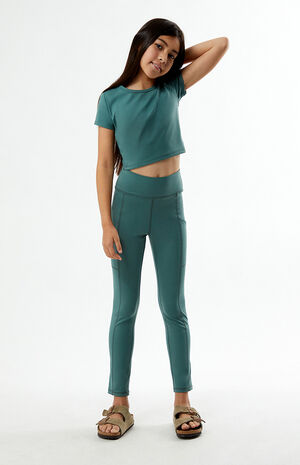 PAC WHISPER Active Jade Crew Neck T-Shirt image number 4