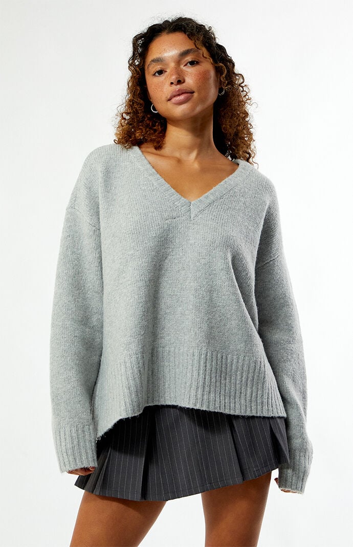 Your Favorite Elin V-Neck Oversized Sweater | PacSun