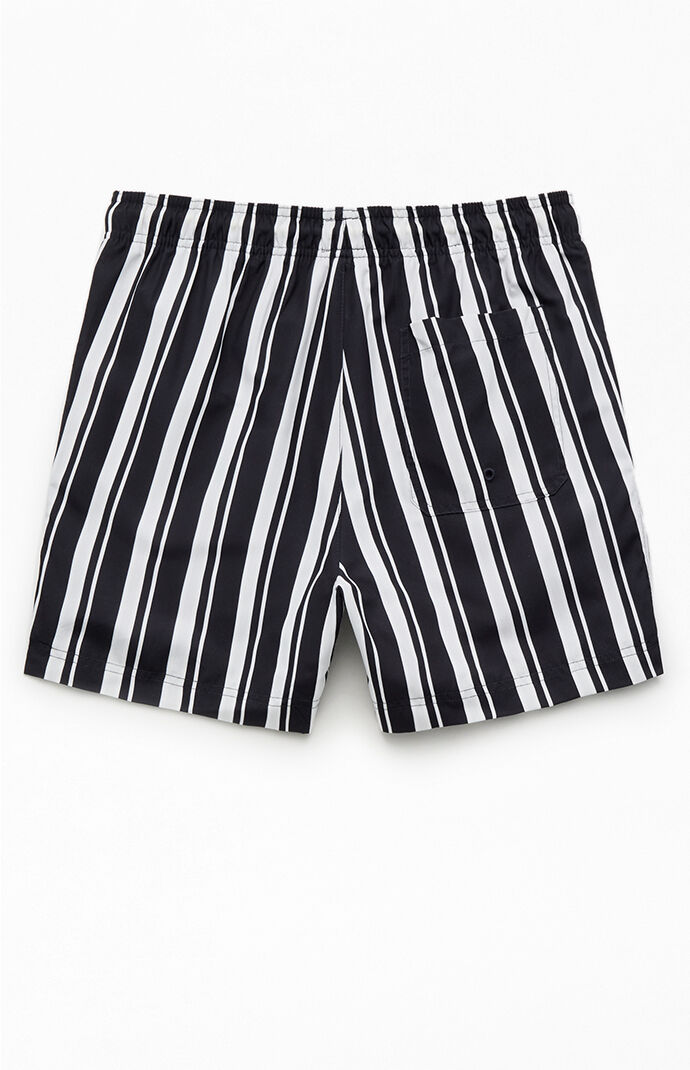 Pacsun Mariner Striped Eco 4.5" Swim Trunks