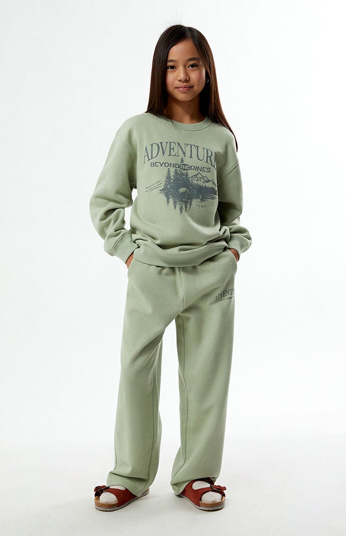 Pacsun Kids Sage Adventure Baggy Sweatpants