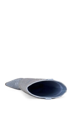 Women's Banian Denim Crystal Foldover Western Boots image number 5