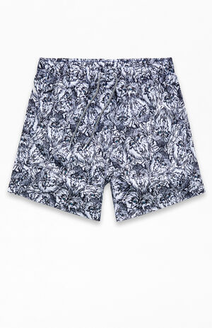 Recycled Wolf 5" Swim Trunks image number 1