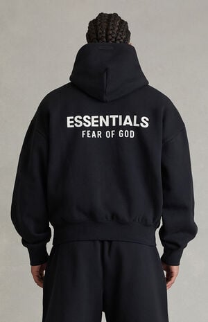 Vintage Black & White Classic Hoodie image number 4