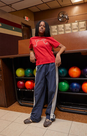 Blue Bow Track Pants