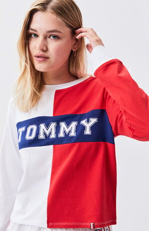 Tommy Hilfiger Long Sleeve Colorblock T-Shirt | PacSun | PacSun